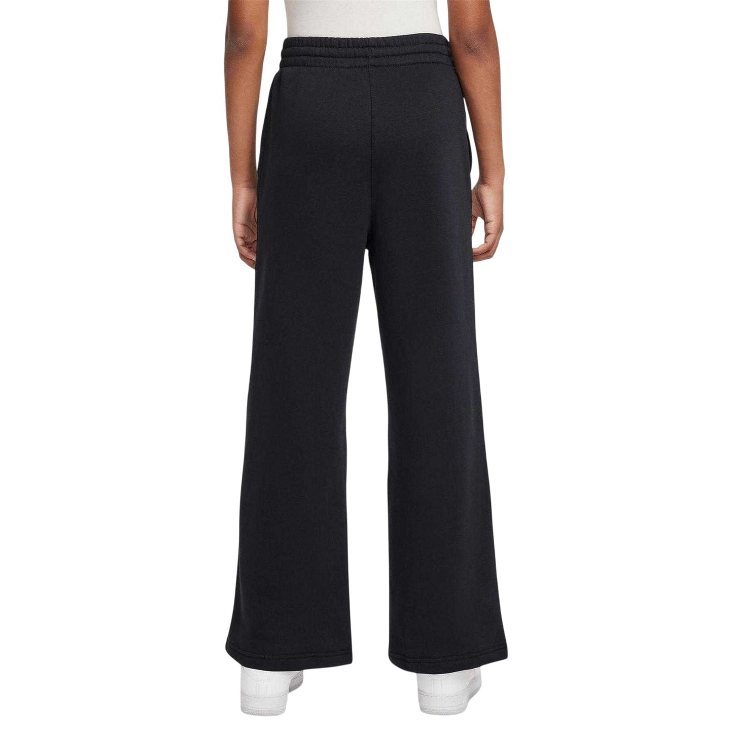 Black - Back - Nike Girls Club Fleece Relaxed Fit Joggers