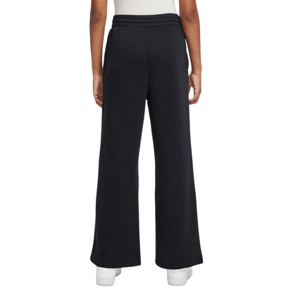 Black - Back - Nike Girls Club Fleece Relaxed Fit Joggers