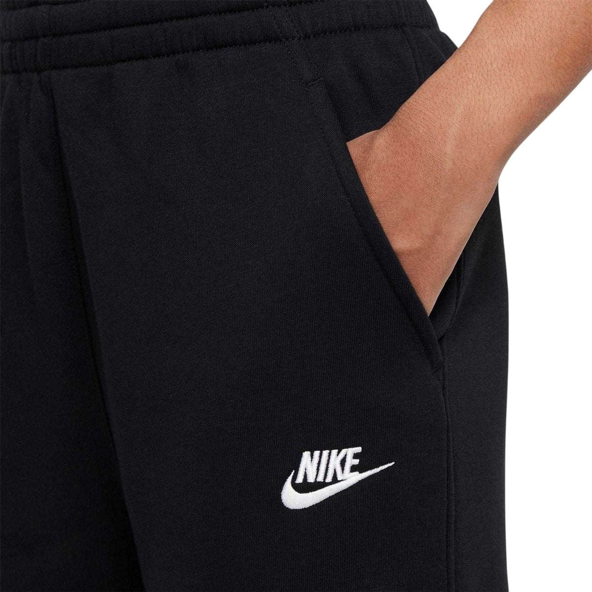 Black - Lifestyle - Nike Girls Club Fleece Relaxed Fit Joggers