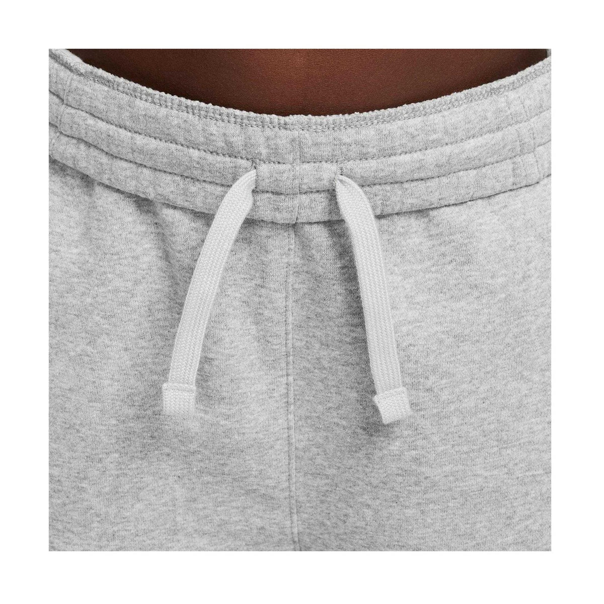 Dark Grey Heather - Side - Nike Girls Club Fleece Relaxed Fit Joggers