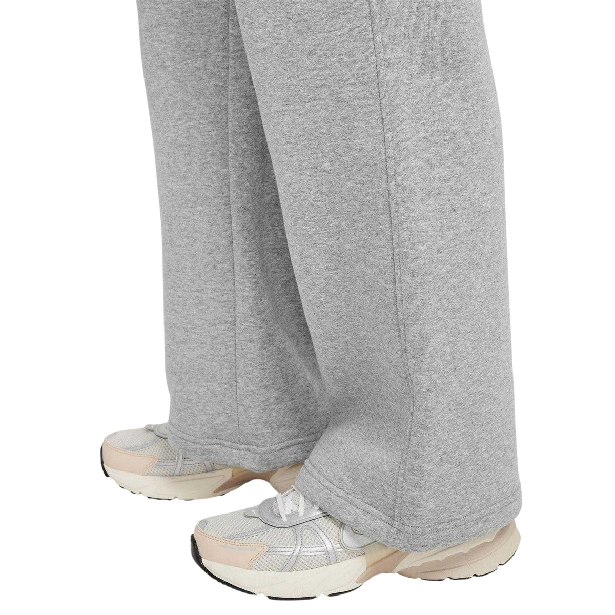 Dark Grey Heather - Pack Shot - Nike Girls Club Fleece Relaxed Fit Joggers