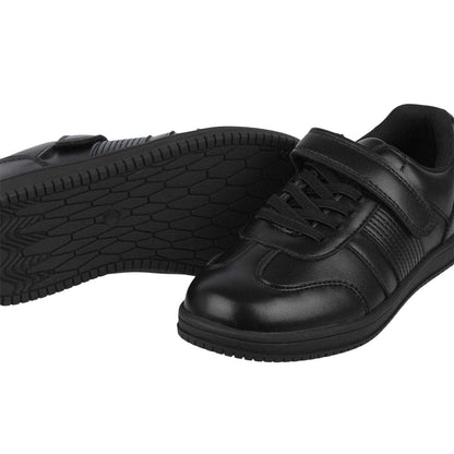 Black - Lifestyle - Giorgio Boys Touch Fastening Dress Shoes