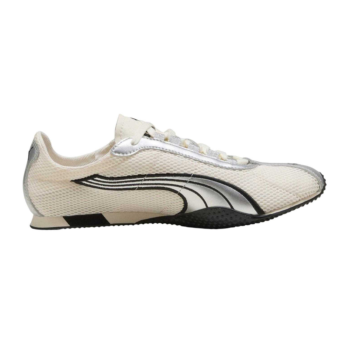 Ivory-Silver - Front - Puma Unisex Adult H-Street OG Mesh Trainers