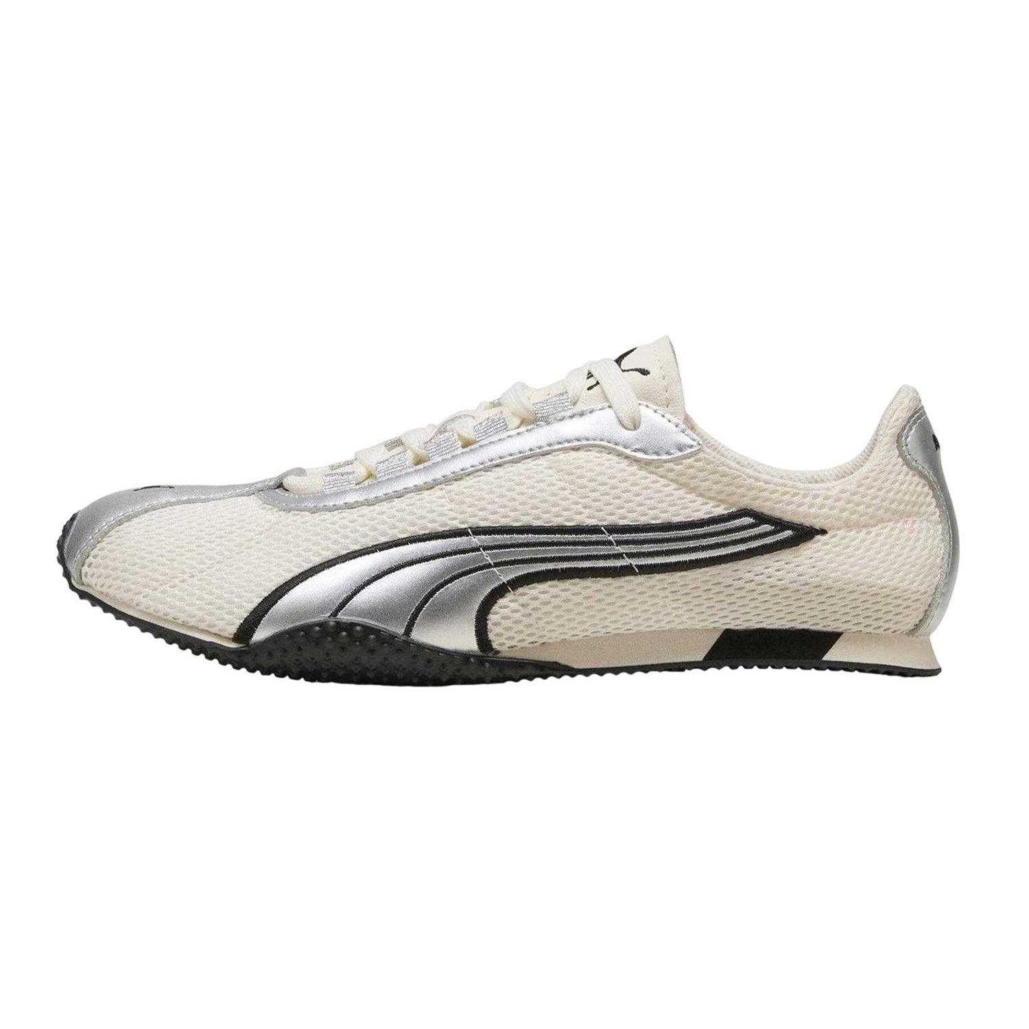 Ivory-Silver - Back - Puma Unisex Adult H-Street OG Mesh Trainers