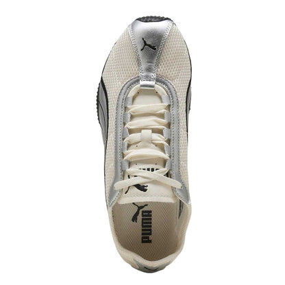 Ivory-Silver - Side - Puma Unisex Adult H-Street OG Mesh Trainers