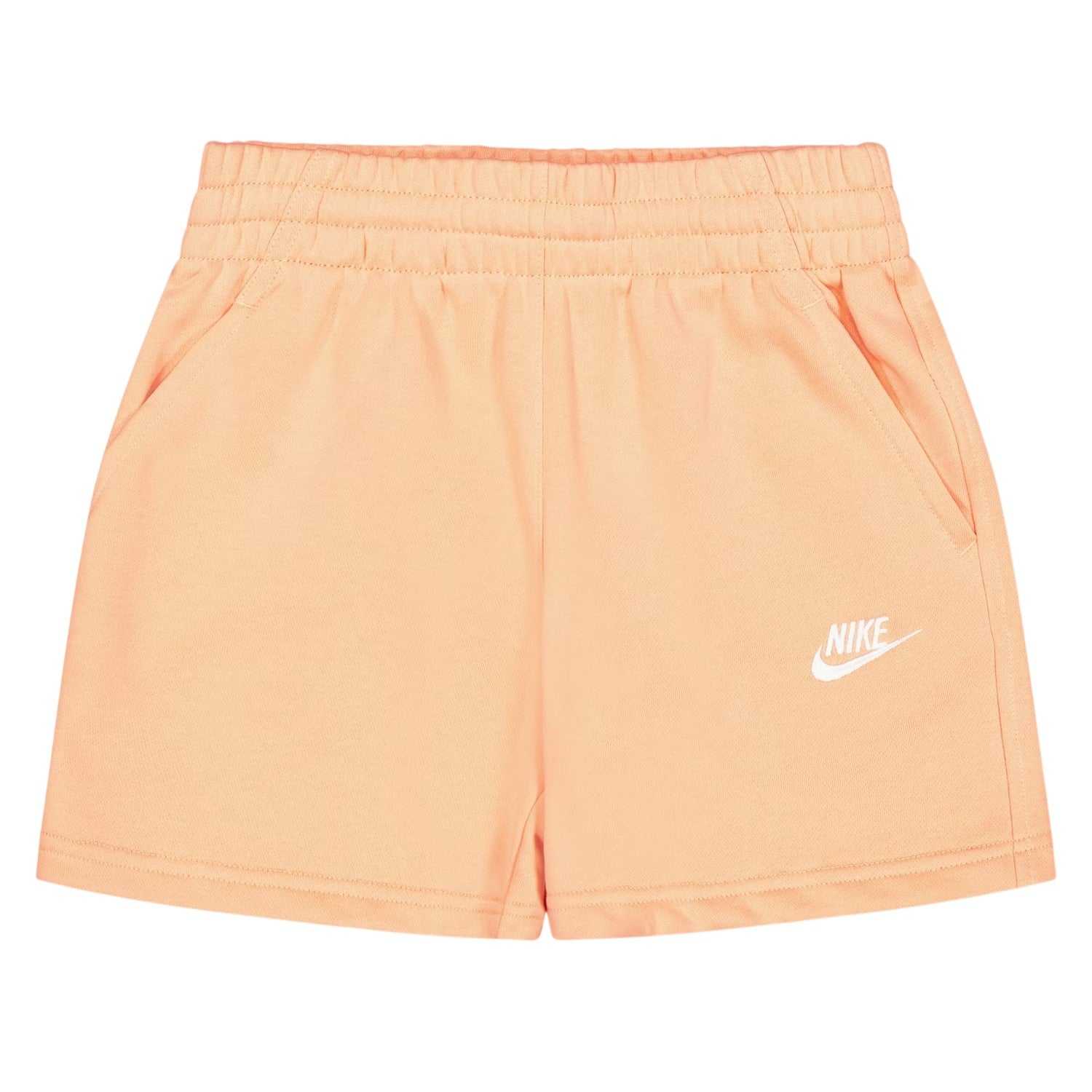 Apricot Agate - Front - Nike Girls Club Shorts