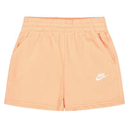 Apricot Agate - Front - Nike Girls Club Shorts
