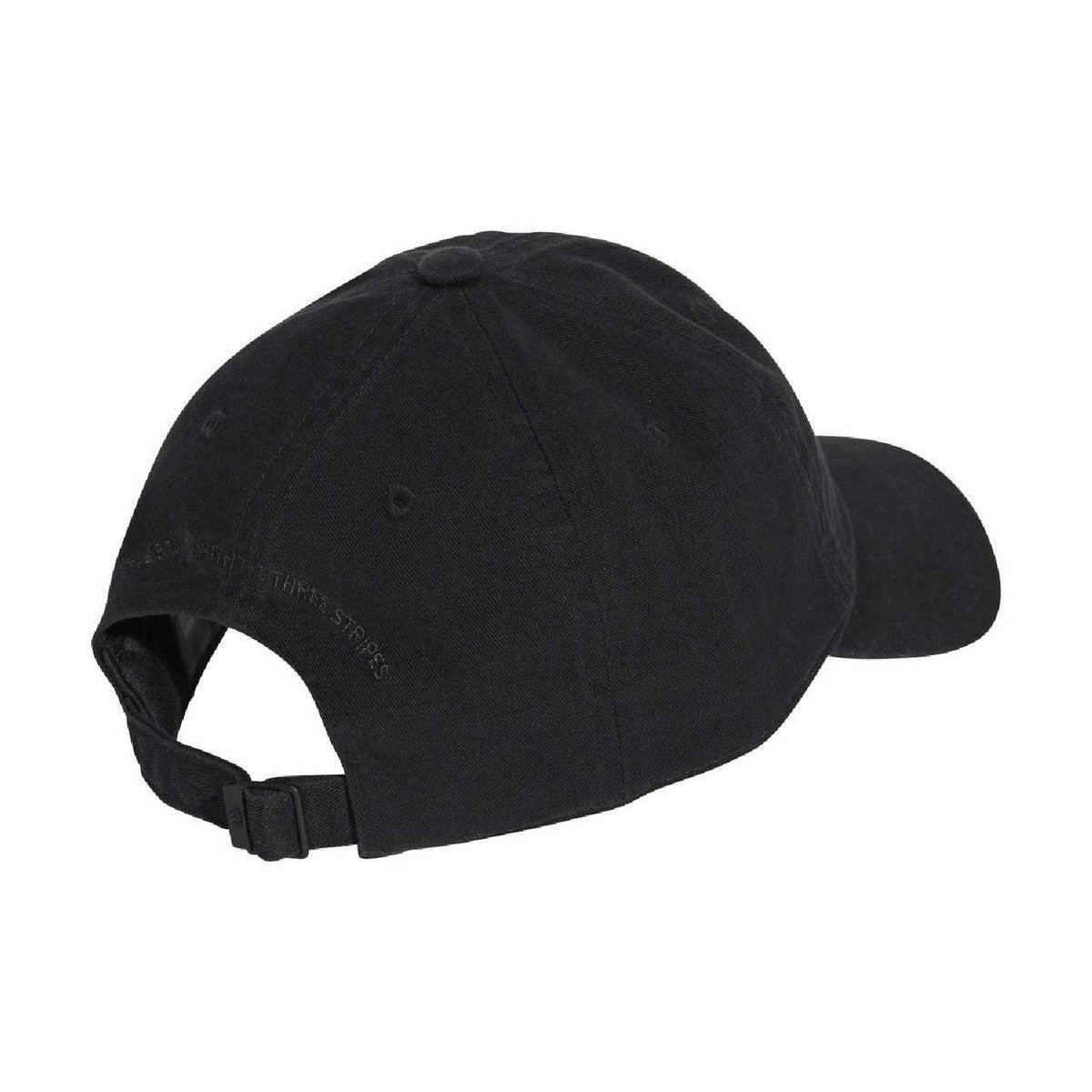 Black - Back - Adidas Mens Sportswear Embroidered Logo Dad Hat