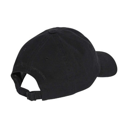 Black - Back - Adidas Mens Sportswear Embroidered Logo Dad Hat