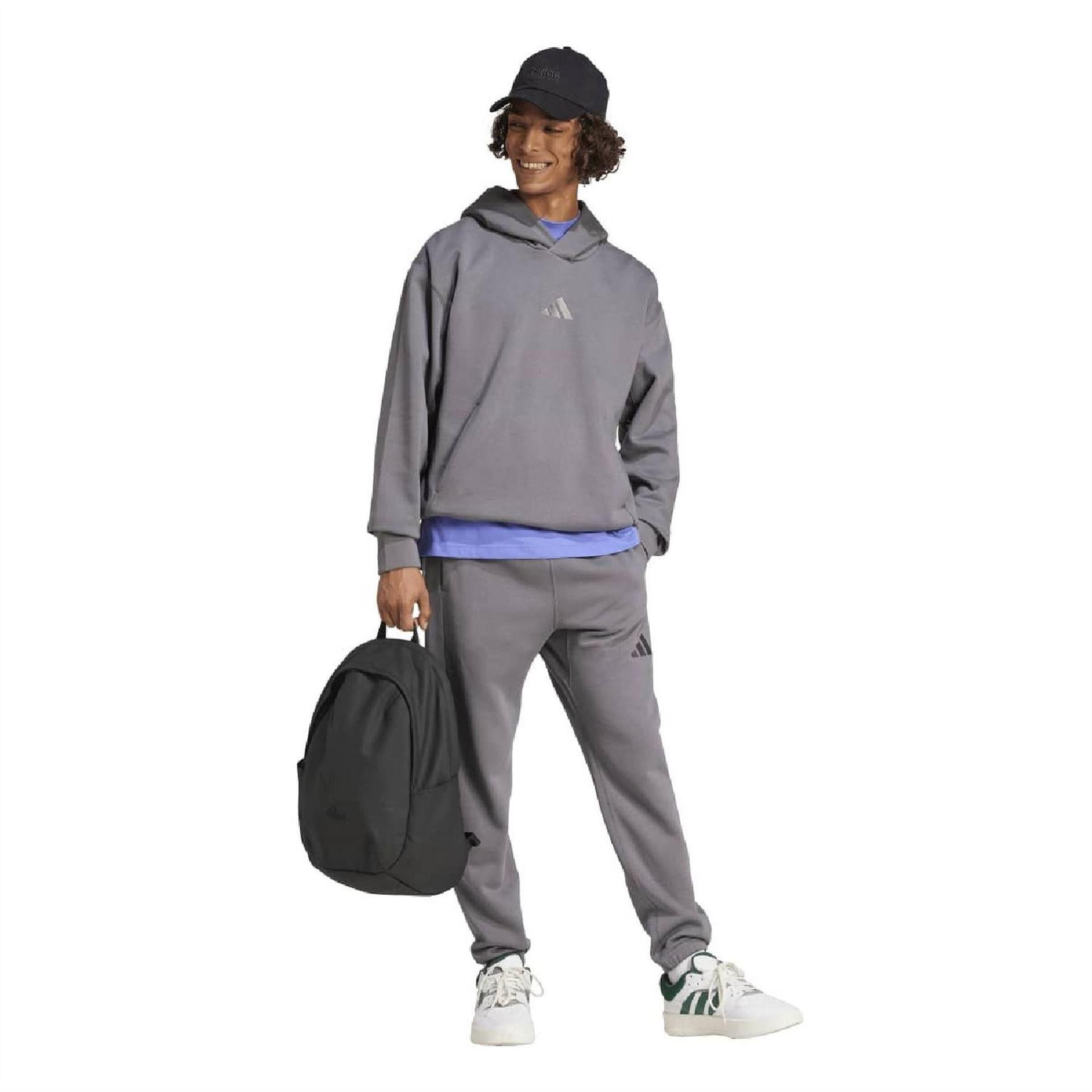 Black - Pack Shot - Adidas Mens Sportswear Embroidered Logo Dad Hat