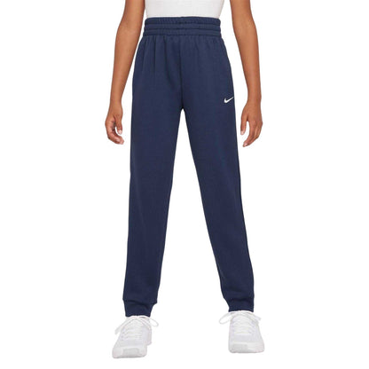 Midnight Navy - Front - Nike Childrens-Kids Relaxed Fit Tracksuit Bottoms