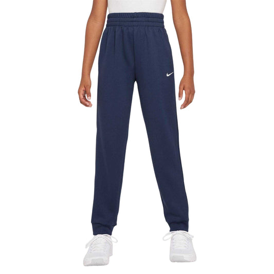 Midnight Navy - Front - Nike Childrens-Kids Relaxed Fit Tracksuit Bottoms