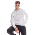 White - Lifestyle - Lyle & Scott Mens Logo Loop Back Hoodie
