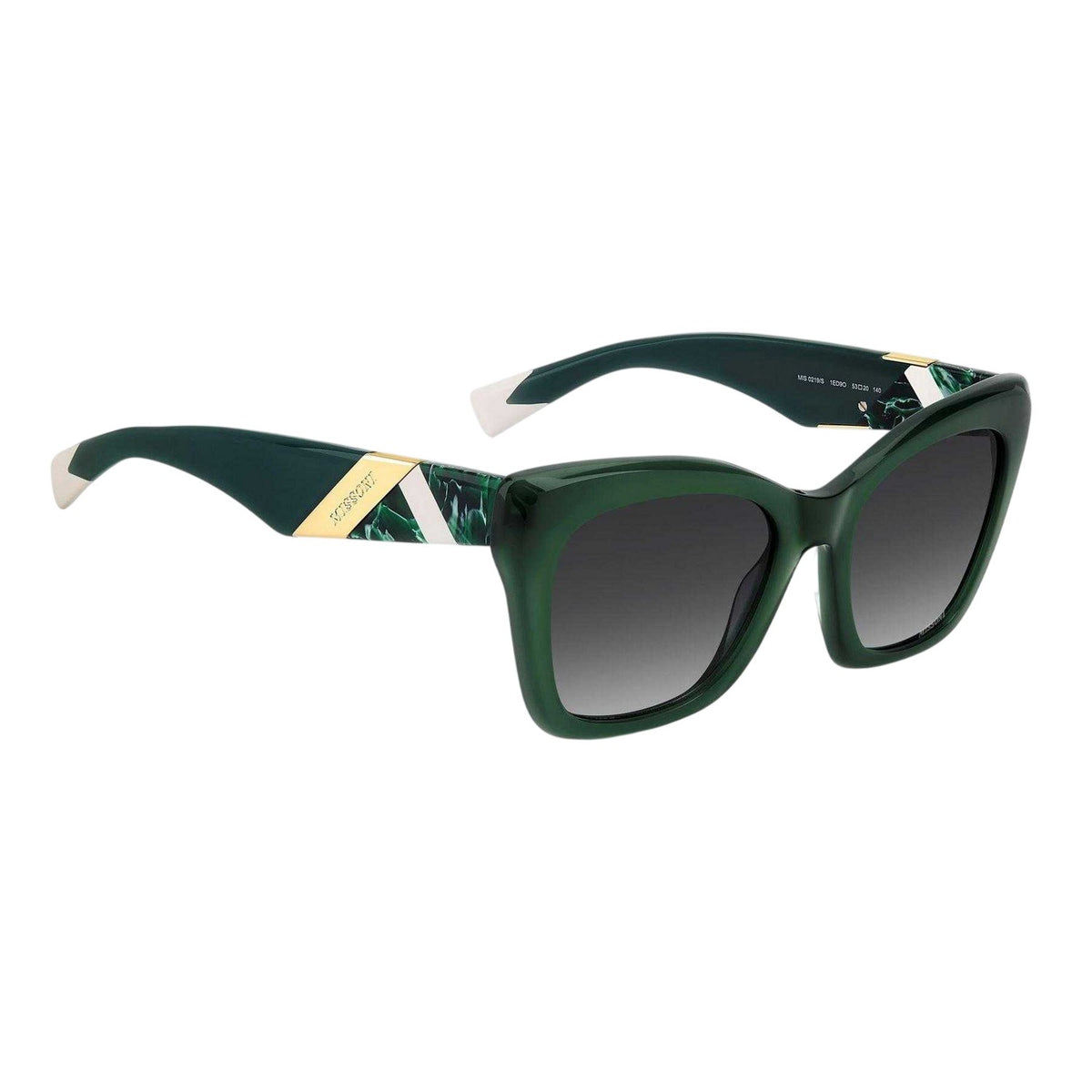 Green - Back - Missoni Womens-Ladies Rectangular Sunglasses