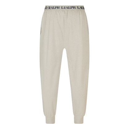 Heather Grey - Back - Ralph Lauren Mens Polo Embroidered Logo Comfort Jogging Bottoms