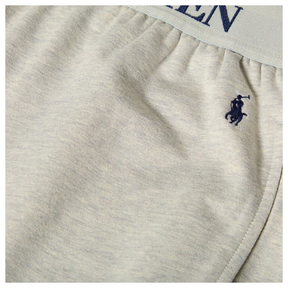 Heather Grey - Side - Ralph Lauren Mens Polo Embroidered Logo Comfort Jogging Bottoms