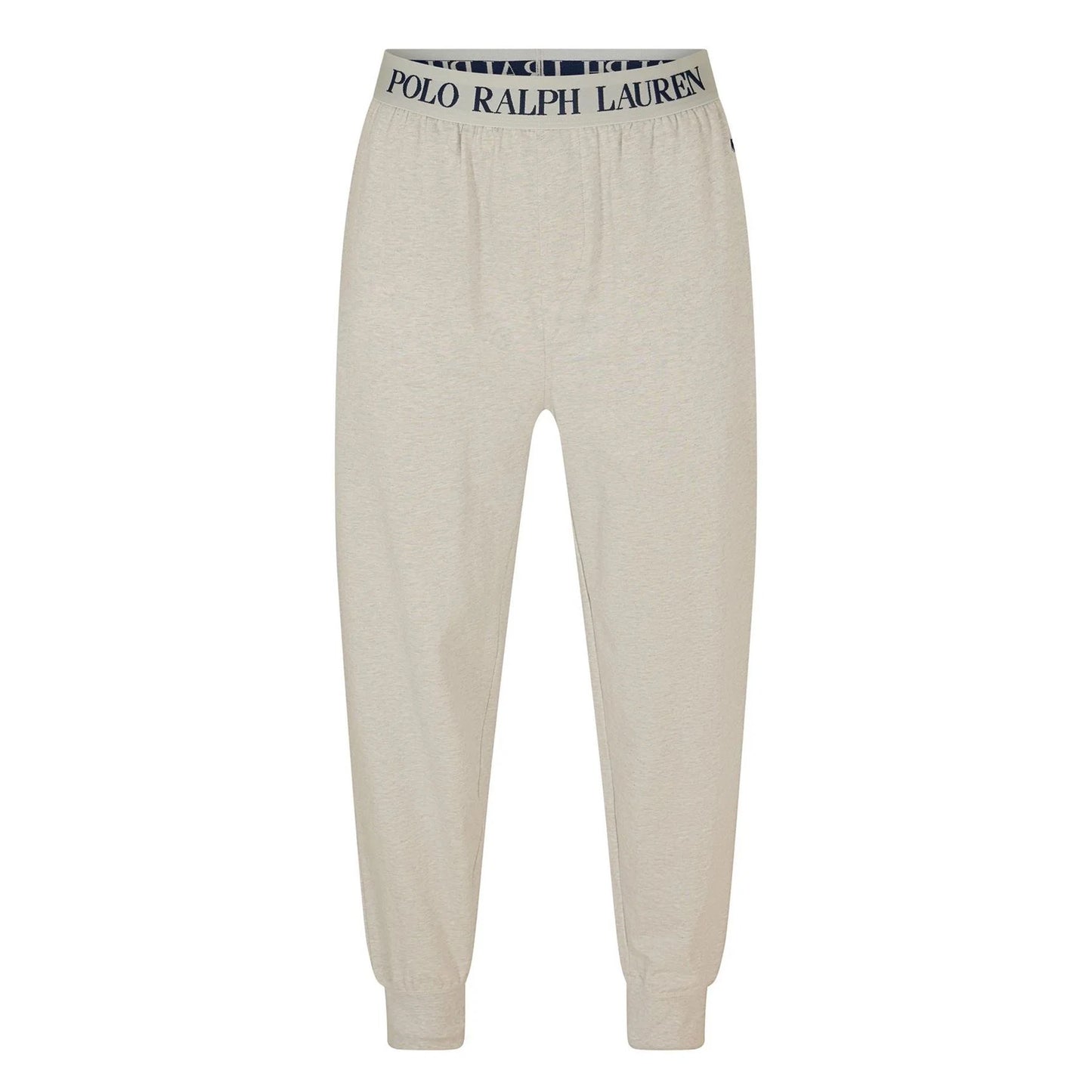 Heather Grey - Front - Ralph Lauren Mens Polo Embroidered Logo Comfort Jogging Bottoms