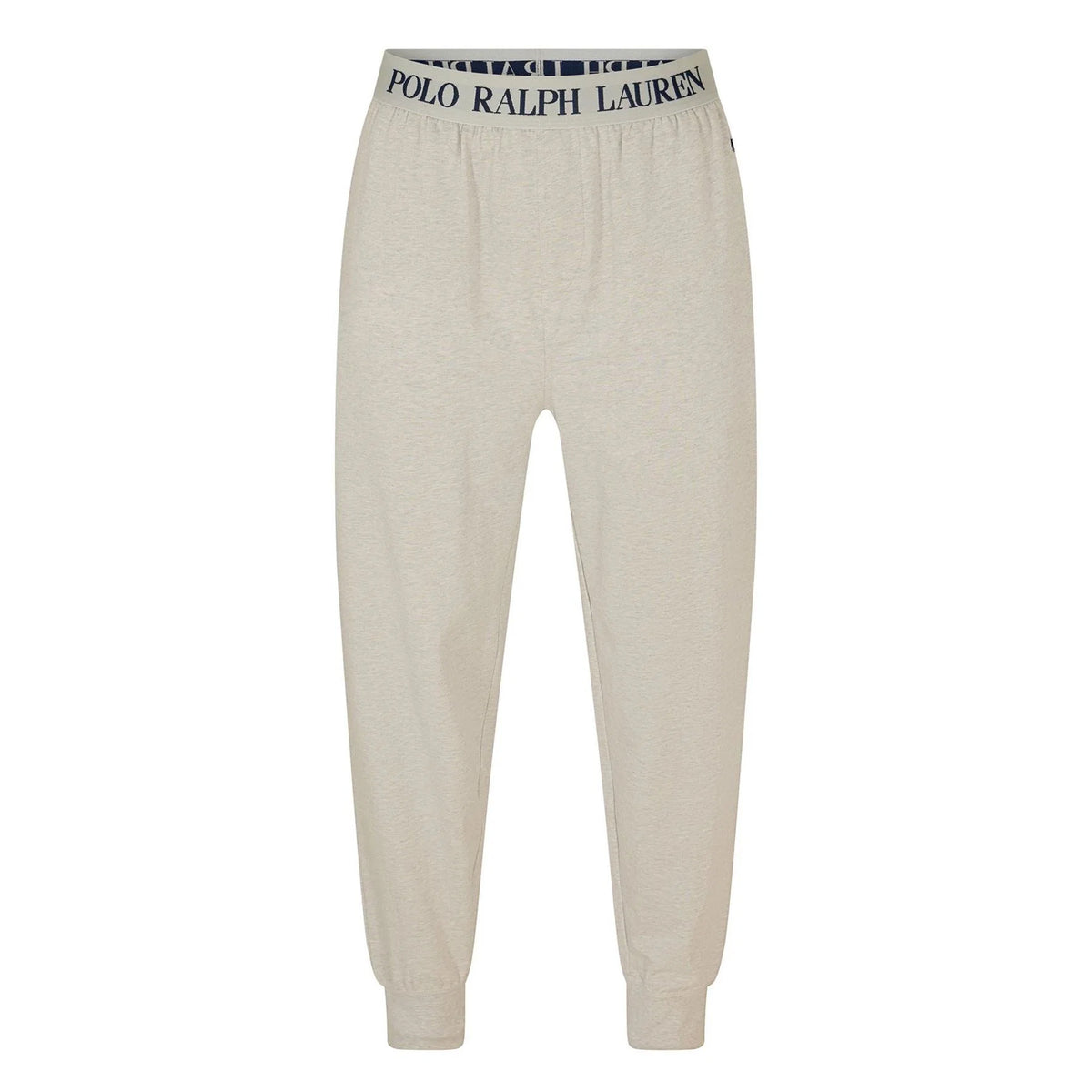 Heather Grey - Front - Ralph Lauren Mens Polo Embroidered Logo Comfort Jogging Bottoms
