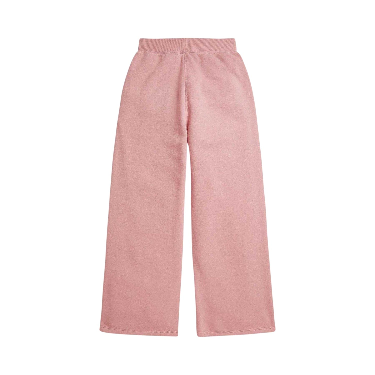Rose - Back - Ralph Lauren Girls Polo Fleece Wide Leg Jogging Bottoms