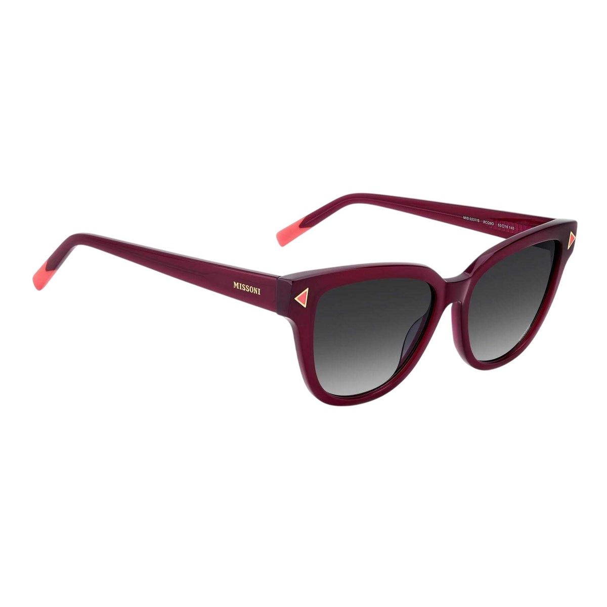 Cherry - Back - Missoni Womens-Ladies Round Logo Sunglasses