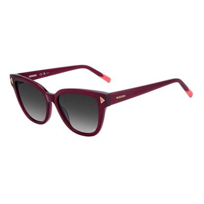 Cherry - Side - Missoni Womens-Ladies Round Logo Sunglasses
