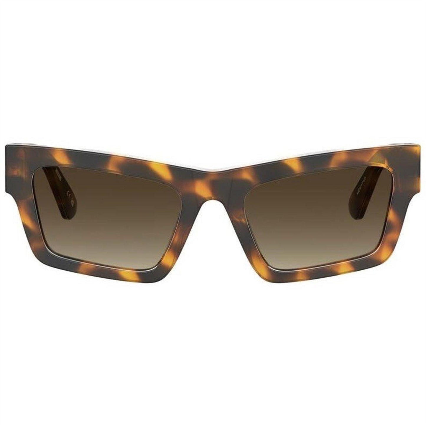 Havana - Front - Moschino Womens-Ladies Cut Out Sunglasses