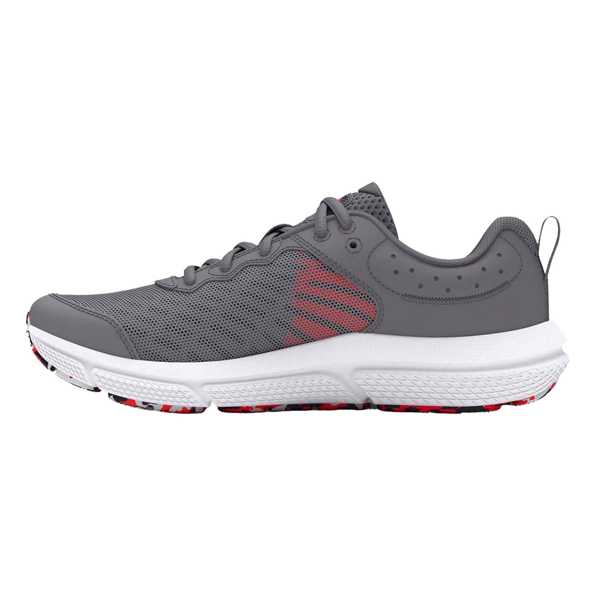 Grey - Back - Under Armour Childrens-Kids Grade School Assert 10 Running Trainers