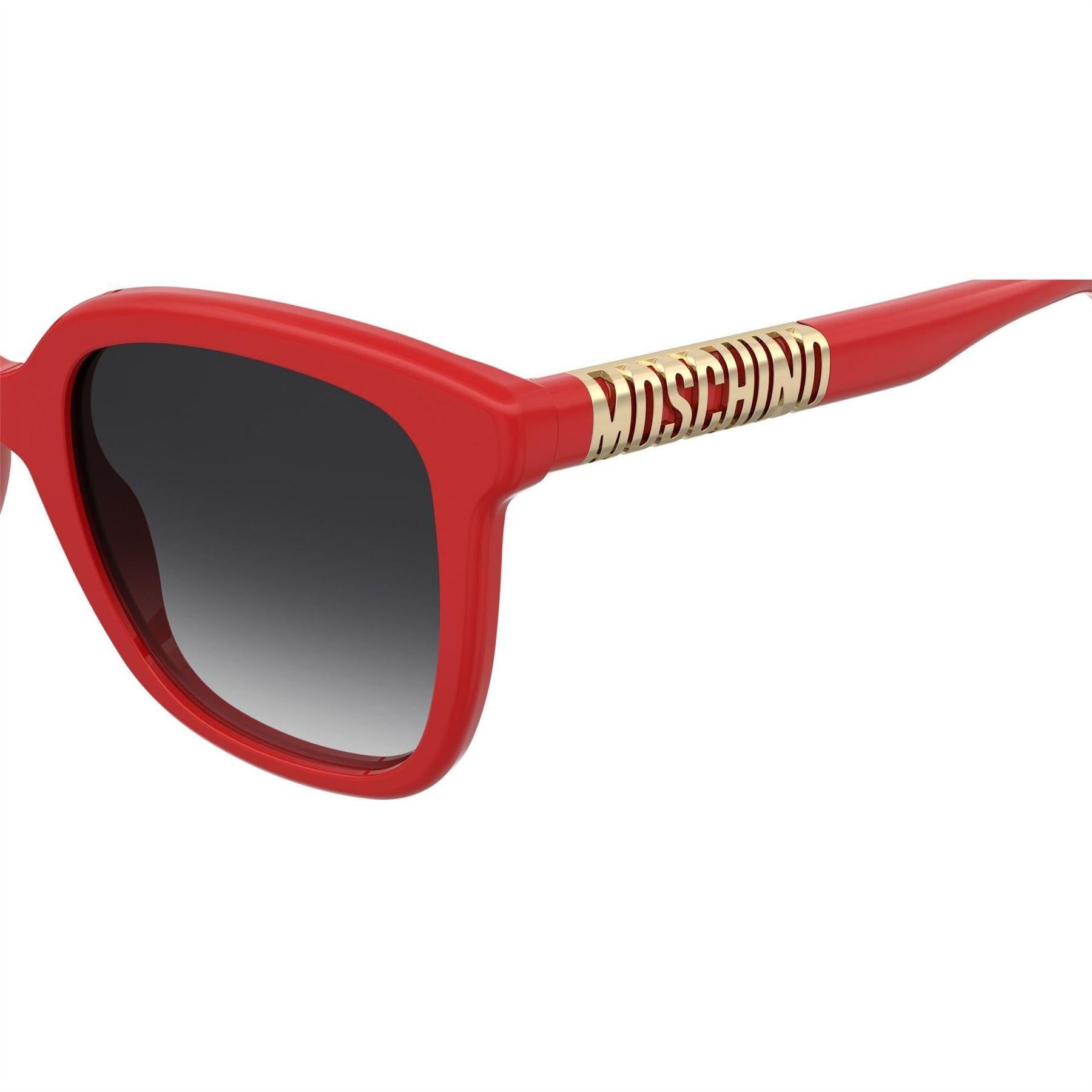Red - Lifestyle - Moschino Womens-Ladies Round Gradient Sunglasses