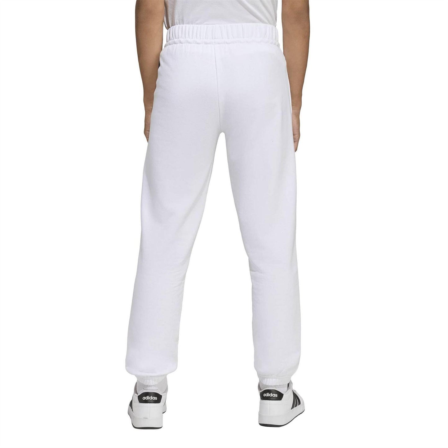 White - Back - Adidas Childrens-Kids Sportswear Jogging Bottoms