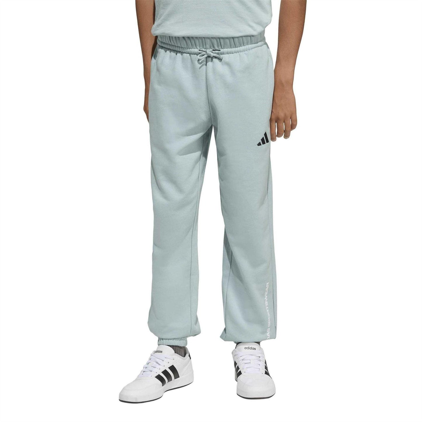 Green - Pack Shot - Adidas Childrens-Kids Sportswear Jogging Bottoms