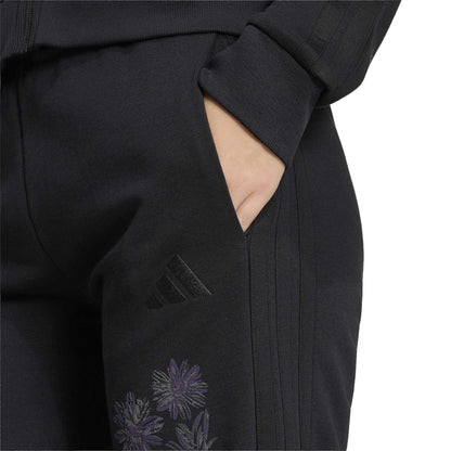 Black - Side - Adidas Womens-Ladies Joggers