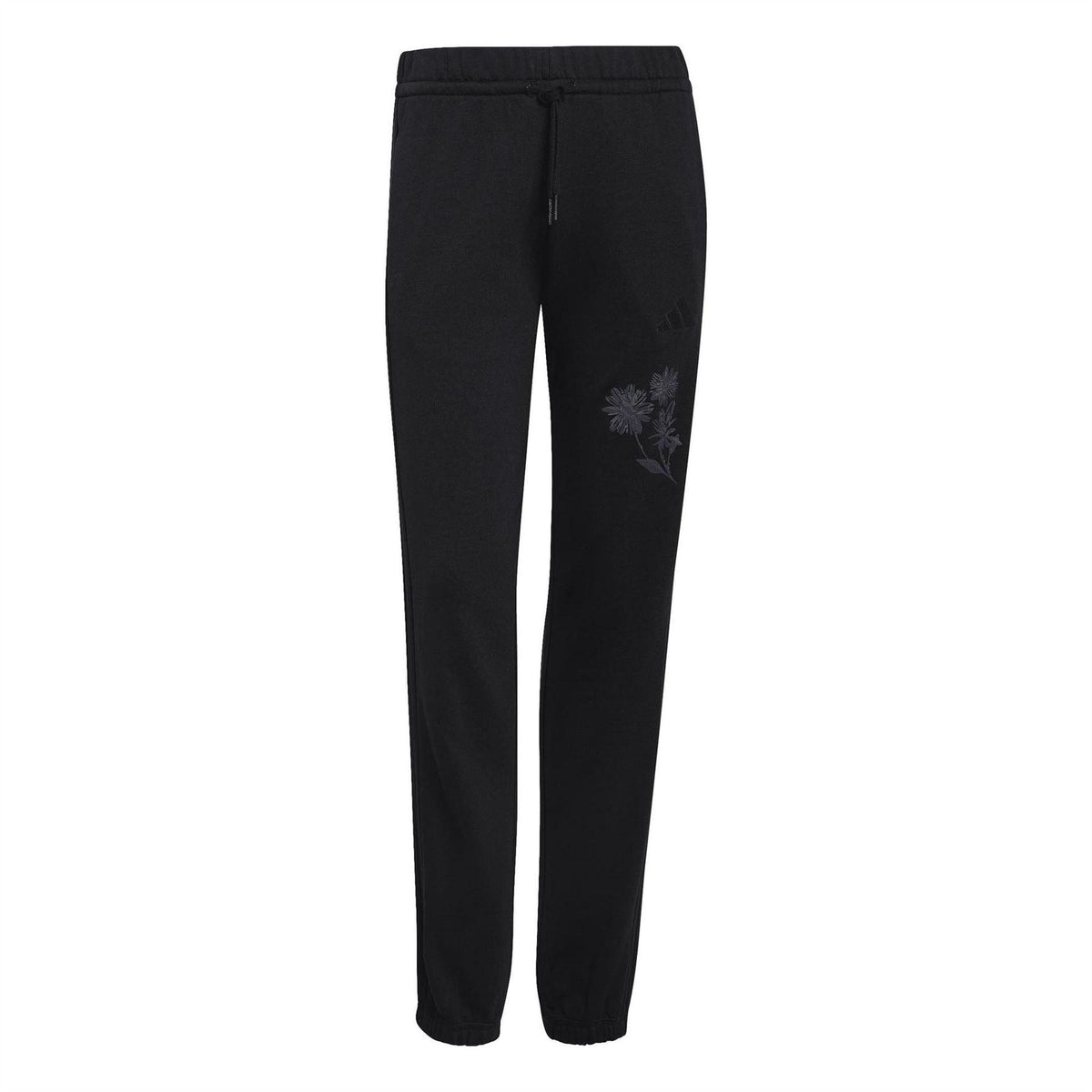 Black - Front - Adidas Womens-Ladies Joggers