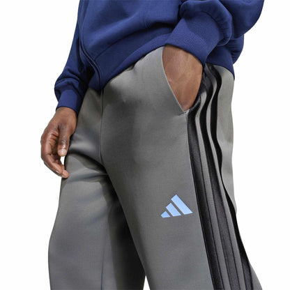 Solid Grey - Side - Adidas Mens Stadium Joggers