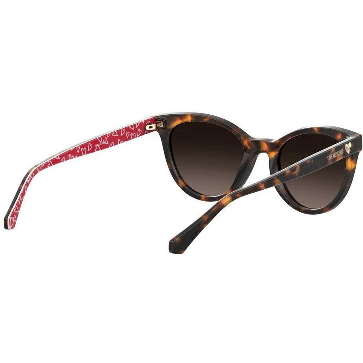 Havana - Back - Love Moschino Womens-Ladies Heart Sunglasses