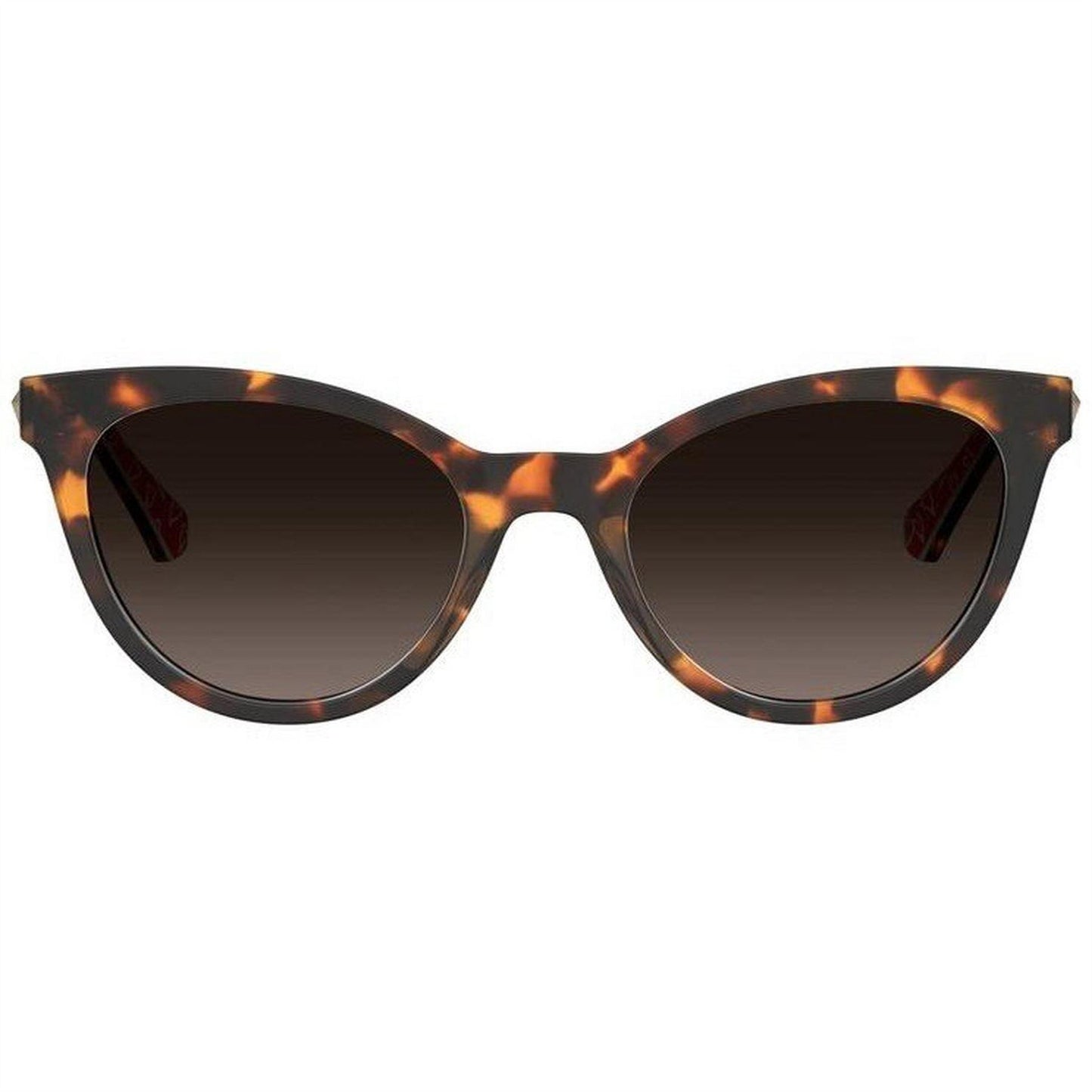 Havana - Front - Love Moschino Womens-Ladies Heart Sunglasses