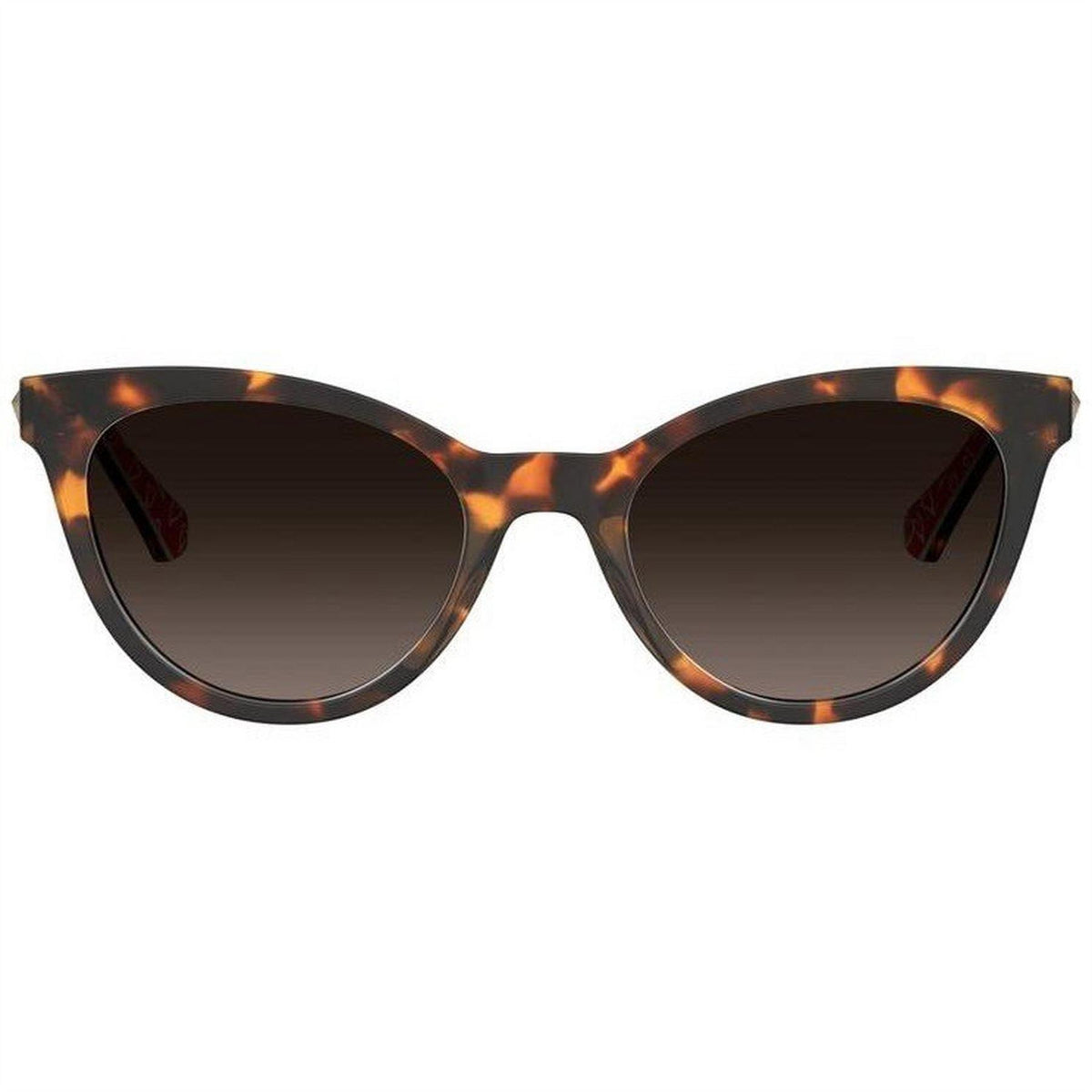 Havana - Front - Love Moschino Womens-Ladies Heart Sunglasses
