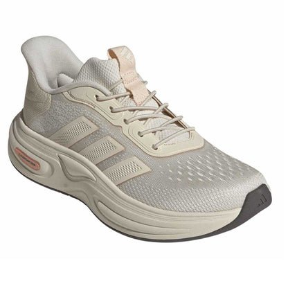 Wonder White - Pack Shot - Adidas Womens-Ladies Cloudfoam Trainers
