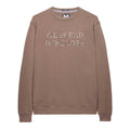 Brown - Front - Weekend Offender Mens Warwick Crew Neck Sweatshirt