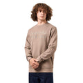 Brown - Side - Weekend Offender Mens Warwick Crew Neck Sweatshirt