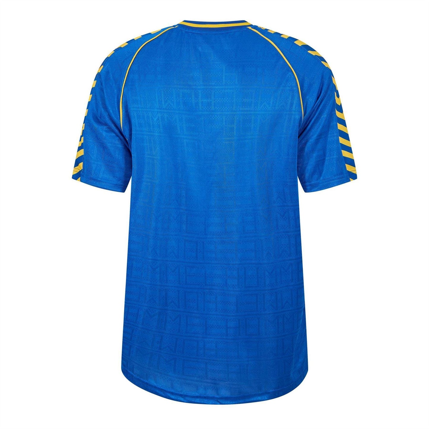 Blue-Yellow - Back - Hummel Mens Wimbledon 1998 Football Shirt