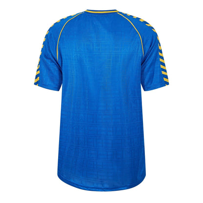 Blue-Yellow - Back - Hummel Mens Wimbledon 1998 Football Shirt
