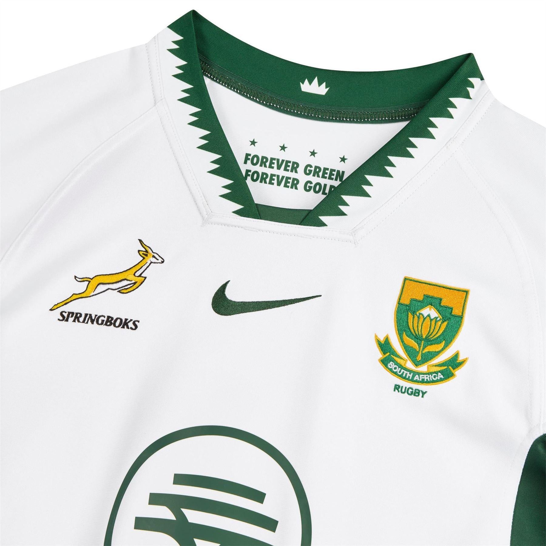 White - Side - Nike Mens Springboks 2026-27 Away South Africa Rugby Shirt