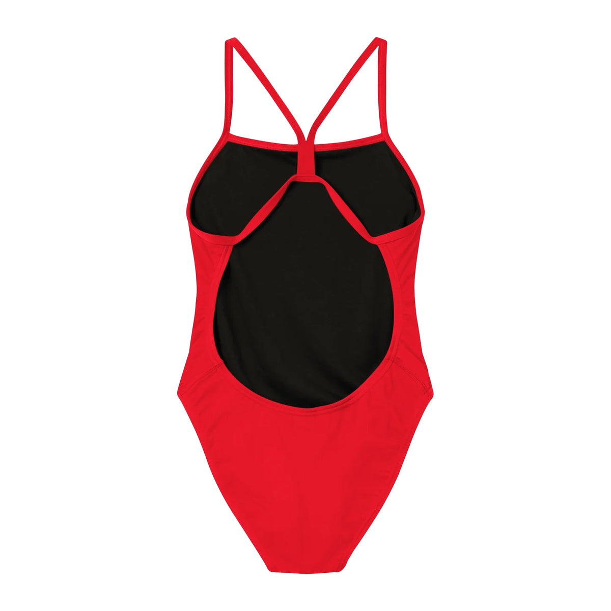 Red - Back - Speedo Womens-Ladies Endurance One Piece Swimsuit
