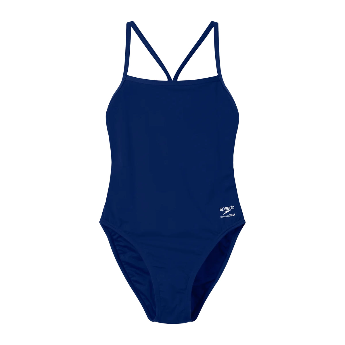 Navy - Front - Speedo Womens-Ladies Endurance One Piece Swimsuit