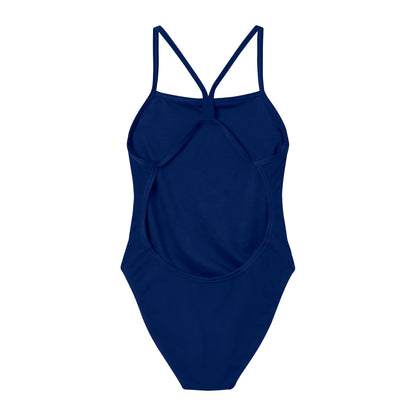 Navy - Back - Speedo Womens-Ladies Endurance One Piece Swimsuit