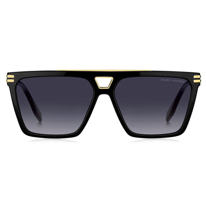 Black - Back - Marc Jacobs Mens Rectangular Sunglasses