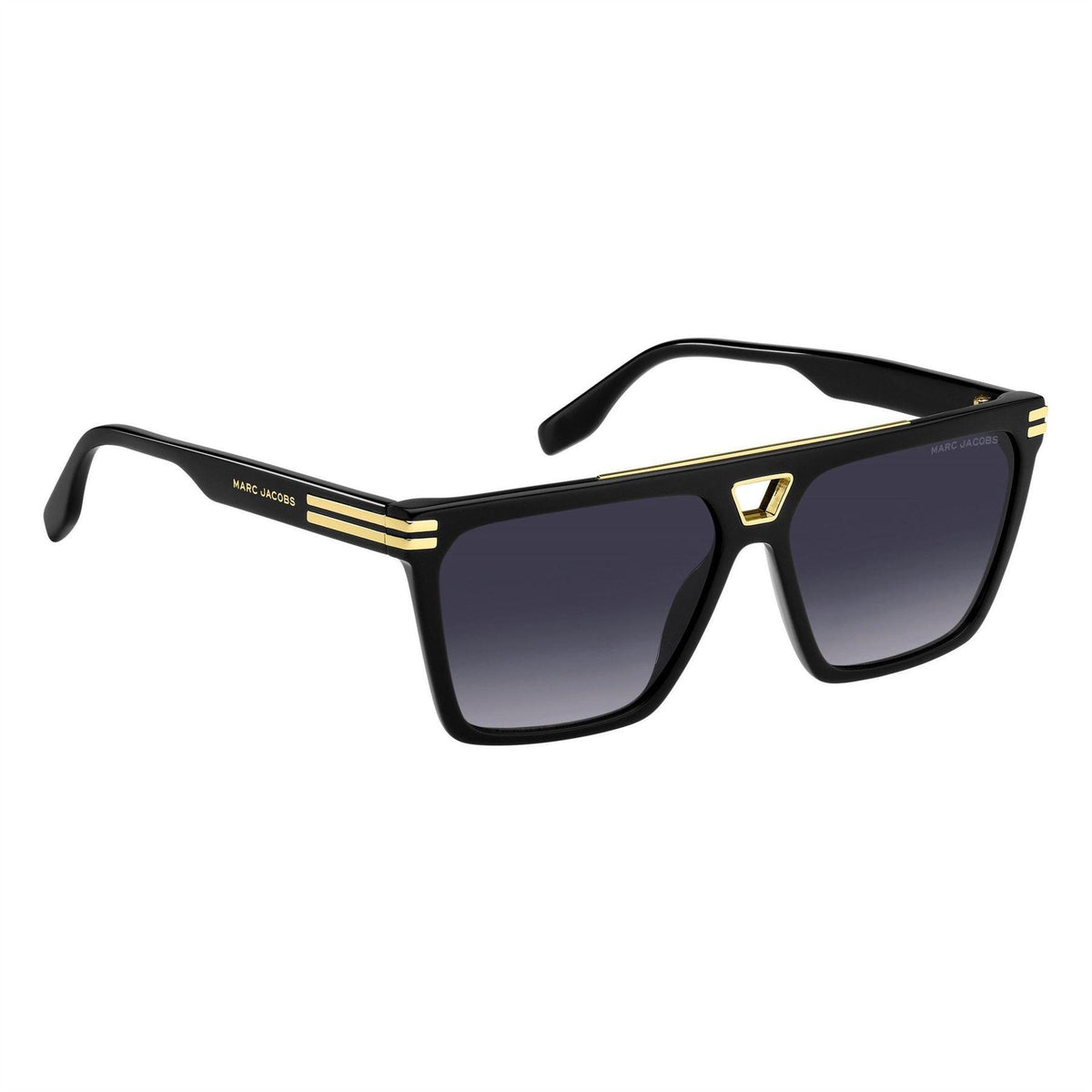 Black - Side - Marc Jacobs Mens Rectangular Sunglasses