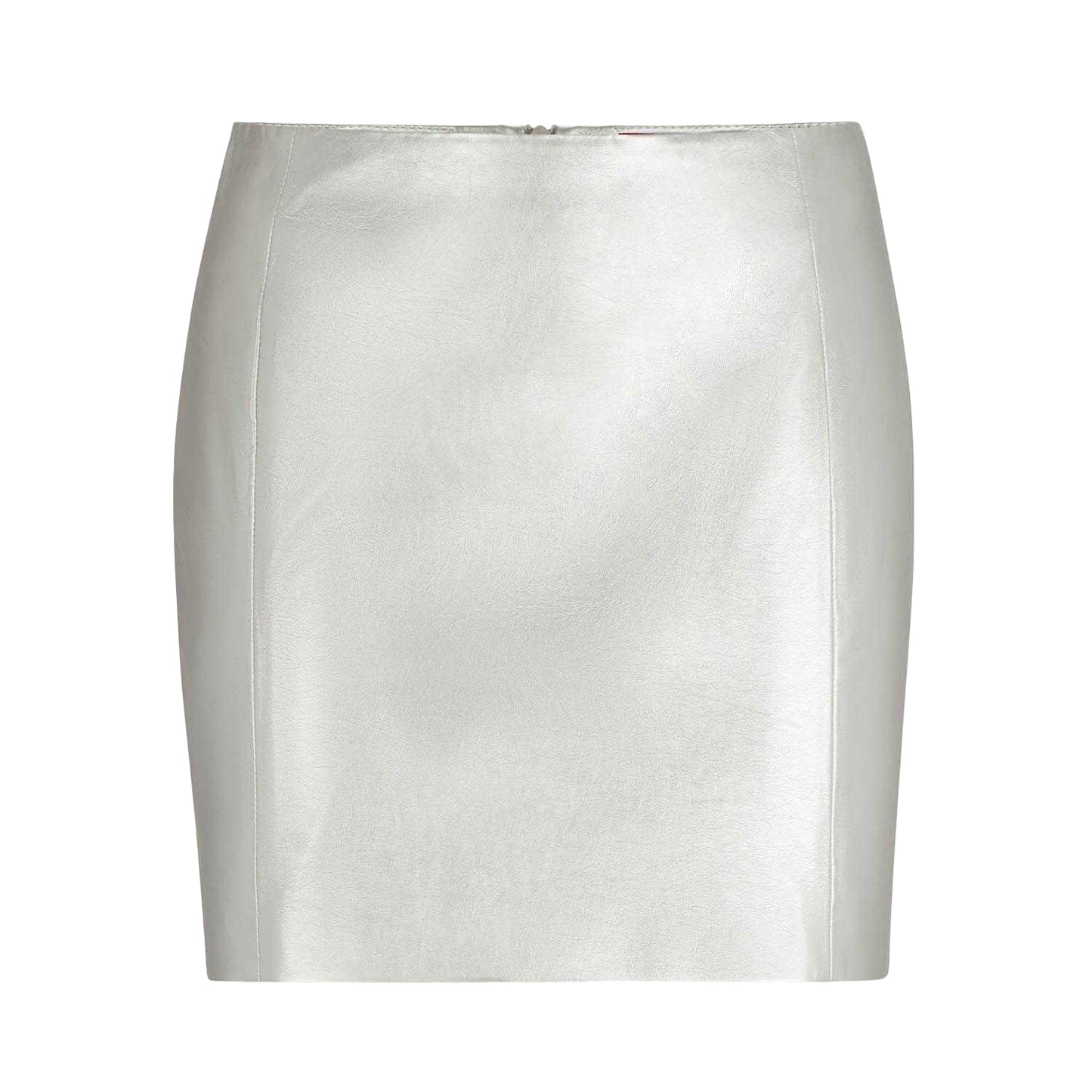 Silver - Front - Hugo Womens-Ladies Rusine-1 Regular Mini Skirt