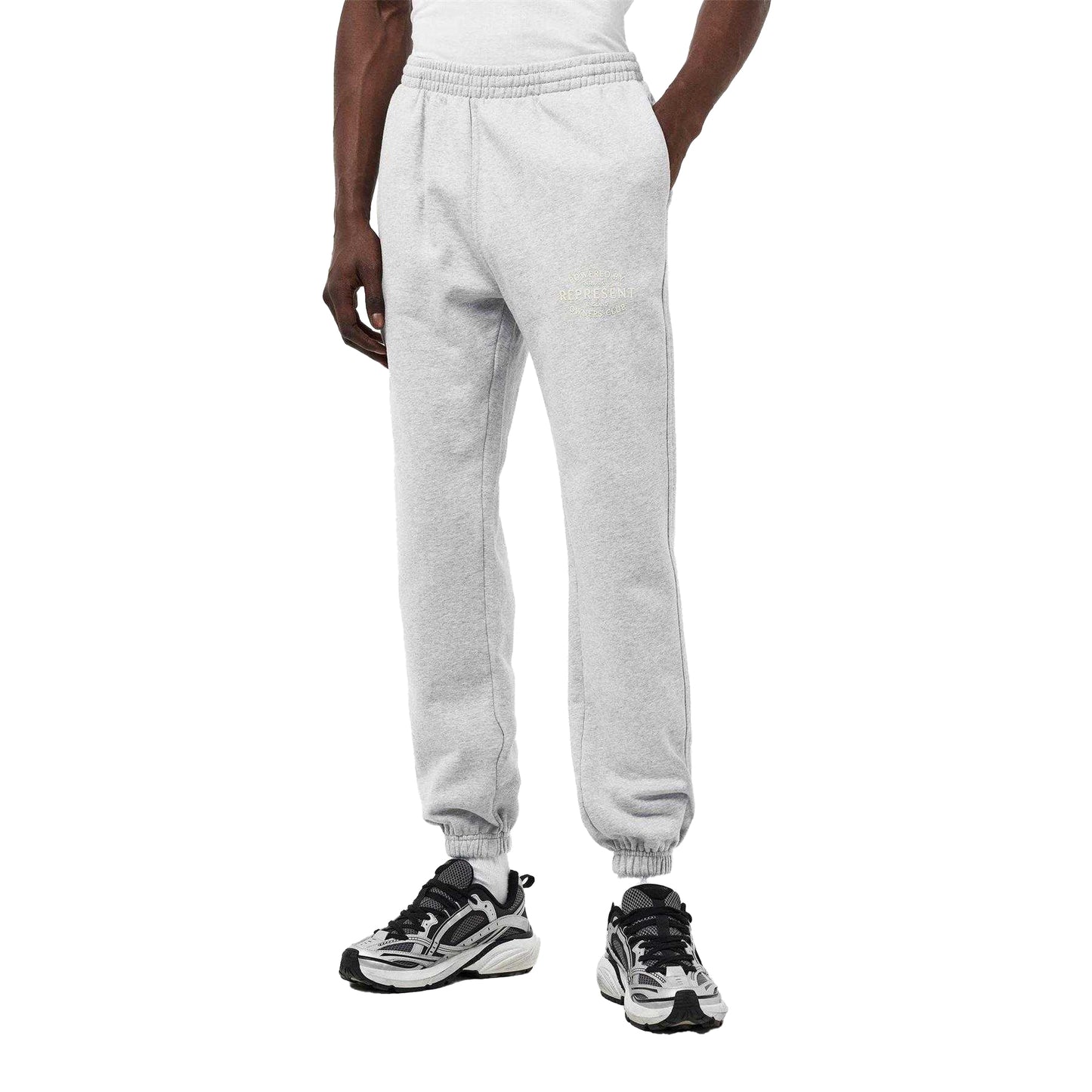 Ash Grey - Lifestyle - Represent Mens Fleece Joggers