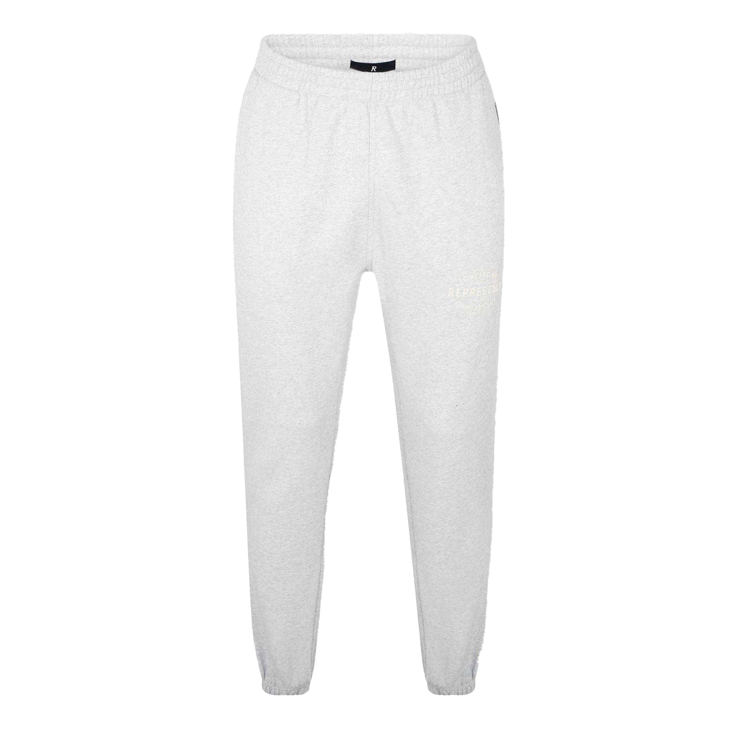 Ash Grey - Front - Represent Mens Fleece Joggers